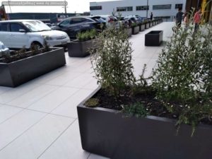 Concrete planter troughs Sanstone NZ