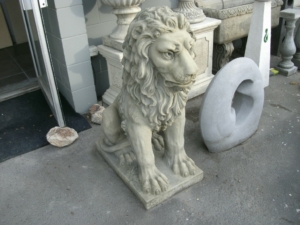 Large Sitting Lion