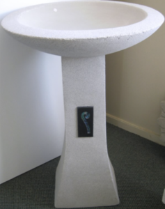 Our Modern Birdbath manufactured by Sanstone NZ