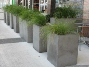 Tall cube planters