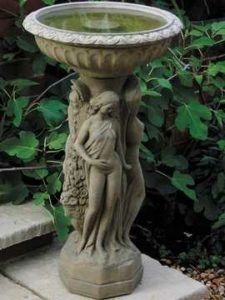 Three Graces Birdbath