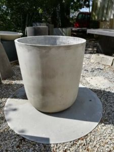 Lightweight GRC crucible planter