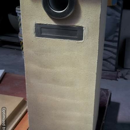 Concrete letterbox - Dunn